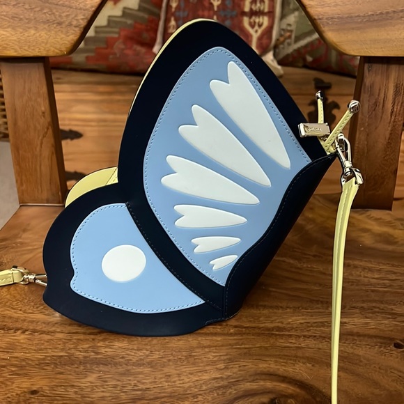 kate spade Bags Kate Spade Bonnie Butterfly Crossbody Bag Blue